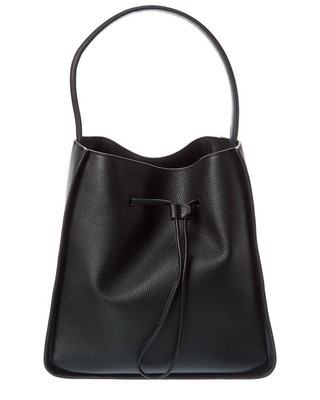 3.1 Большая кожаная сумка-ведро Phillip Lim Soleil на шнурке, женская, черная