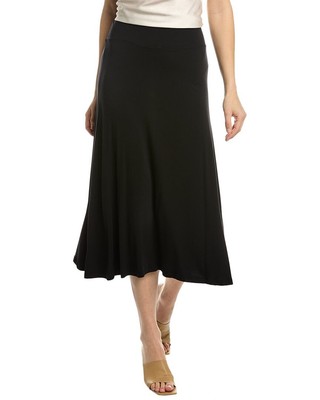 

Donna Karan Женская драпированная юбка черного цвета, Черный