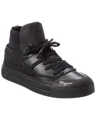 Мужские кожаные кроссовки Ferragamo Neely