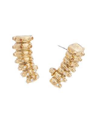 Женские серьги Oscar De La Renta 14K Curve