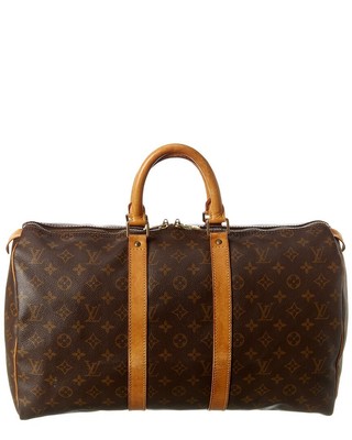 Холщовая сумочка с монограммой Louis Vuitton, 45 (Настоящая, бывшая в употреблении) Женская