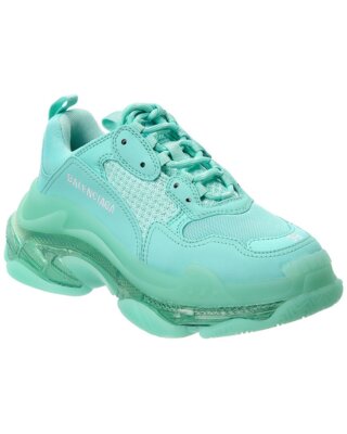 

Balenciaga Женские кроссовки Triple S с прозрачной подошвой, Зеленый, NA