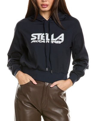 Толстовка с логотипом Stella Mccartney Scuba женская синяя 36