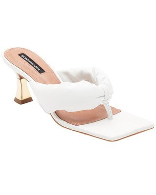 

Bcbgmaxazria Женские кожаные сандалии Fiona, Optic white, NA