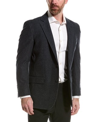 Приталенный блейзер Brooks Brothers мужской синий 46 фунтов