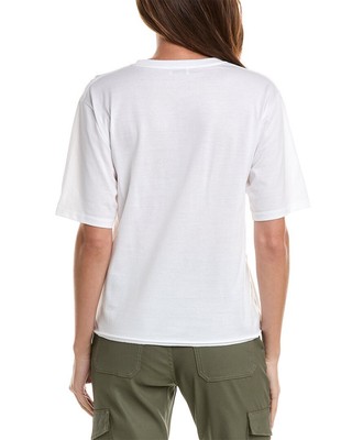Pre-owned Saint Laurent Rive Gauche T-shirt Women's In White