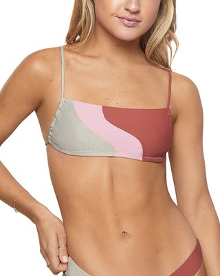 

Квадратный топ Pq Swim Luna Wave, женский размер, Paprika