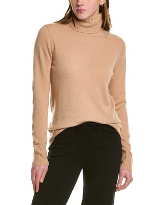 

Женский кашемировый свитер с высоким воротником Ainsley Basic, W tan
