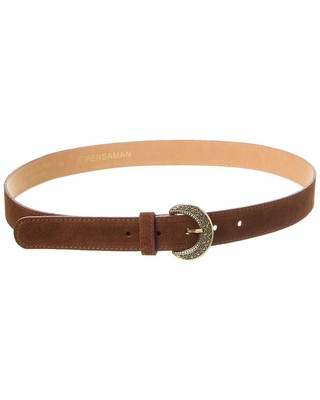 Persaman New York Amber13 Leather Belt Womens