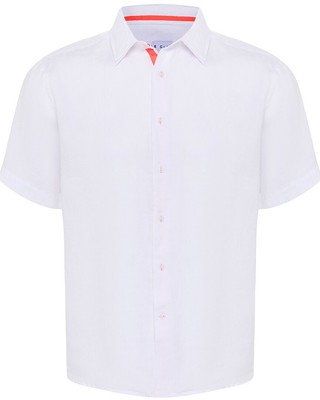 

Le Club Льняная Рубашка Мужская Белая, Белый