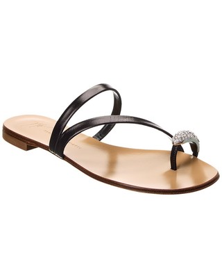 

Женские кожаные сандалии Giuseppe Zanotti Rock, Черный, NA