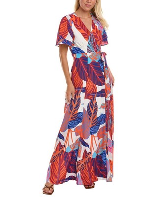 

Платье с запахом Hutch, женское, размер, Bwild sunset