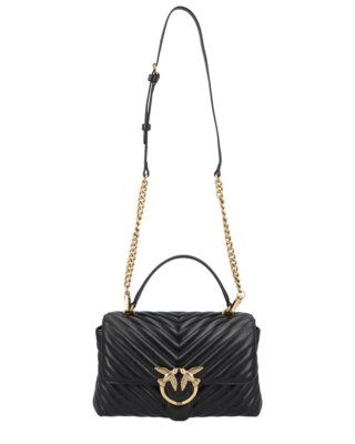 

Женская кожаная сумка через плечо Pinko Black, NA