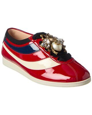 Gucci Patent Sneaker Womens Red 35.5