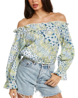 

Женский топ с открытыми плечами Bcbgeneration, Зеленый