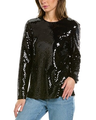 

Lafayette 148 New York Adela Блузка женская черная, Черный