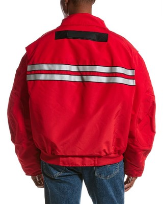Pre-owned Canada Goose Daxue Down Bomber Jacket Men's Red Xs
