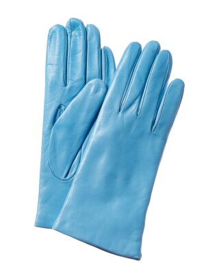 

Женские кожаные перчатки Portolano на кашемировой подкладке, Turquoise