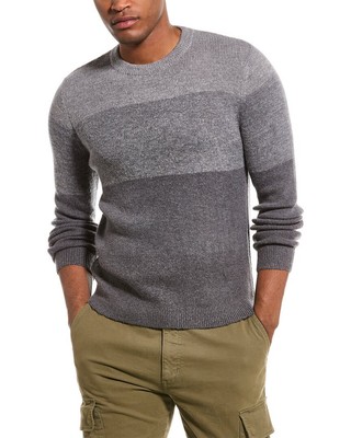 

Мужской свитер Greyers Yarmouth с круглым вырезом из шерсти и смеси альпаки, Grey