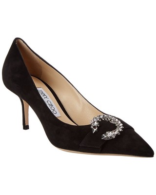 

Jimmy Choo Saresa 65 Женские замшевые туфли черного цвета, Черный, NA