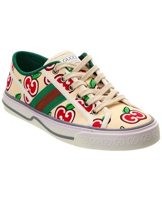 Женские парусиновые кроссовки Gucci Tennis 1977 года выпуска Apple