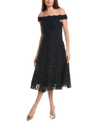 Женское кружевное платье А-силуэта Teri Jon By Rickie Freeman