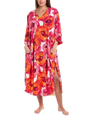 Женский кафтан Natori Poppy Caftan Розовый Xs