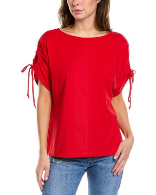

Женская футболка Incashmere с вырезами на рукавах, размер, Sunset red