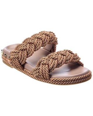 

Женские сандалии Valentino Rockstud Rope, Розовый, NA