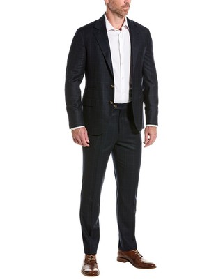 Мужской костюм из смеси шерсти и шелка Brunello Cucinelli 2шт