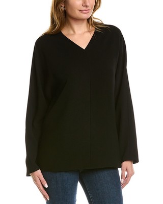 

Блуза женская Lafayette 148 New York Idra, черная, Черный