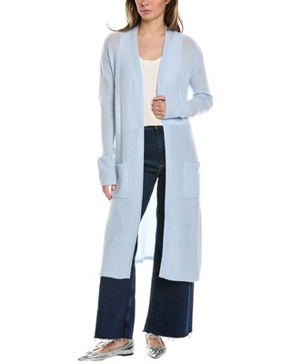 Alashan Cashmere Технический длинный кашемировый кардиган с откидной спинкой женский M