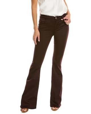 

Джинсы Frame Denim Le High Бордовые расклешенные женские джинсы, Красный, NA