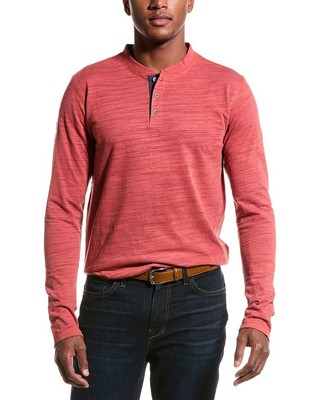 Винтажная рубашка Burnout Henley 1946 года выпуска, мужская