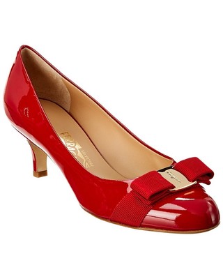 Женские лакированные туфли-лодочки Ferragamo Carla