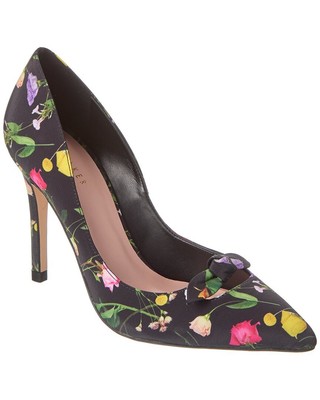 Парусиновые туфли-лодочки Ted Baker Telini женские черные 38