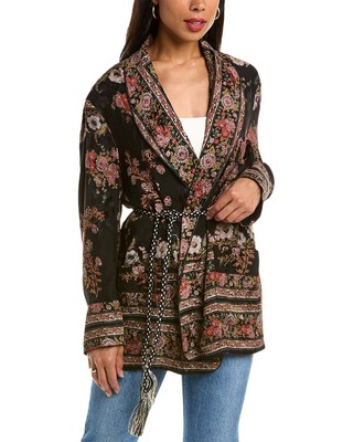 

Женская куртка из смесового шелка Etro, черная, Черный
