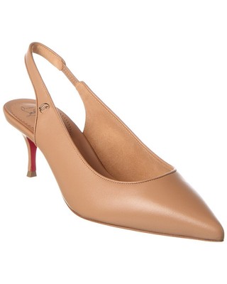 Christian Louboutin Sporty Kate 55 Leather Slingback Pump Womens  40.5