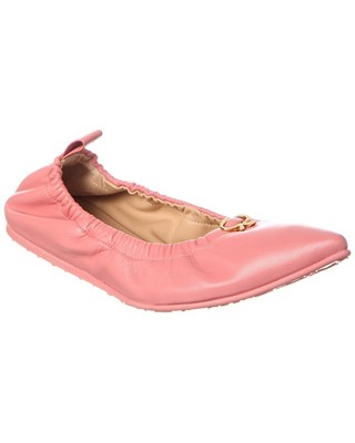 

Кожаные женские туфли на плоской подошве Gianvito Rossi Alina, Розовый, NA