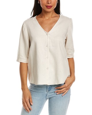 

Nanette Nanette Lepore Archie льняной топ женский, Бежевый