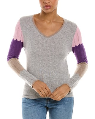 

Женский кашемировый пуловер Kier + J, Grey