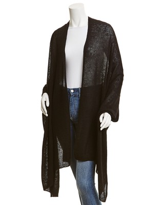 Кашемировый дорожный халат Hannah Rose Женский черный