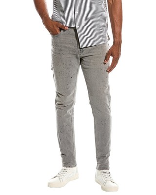 

Hudson Jeans Zack Confetti Серые джинсы скинни мужские, Grey, NA