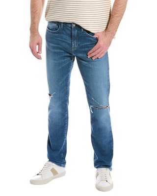 

Мужские джинсы Frame Denim Lhomme Agecroft Destruct Slim, Синий, NA