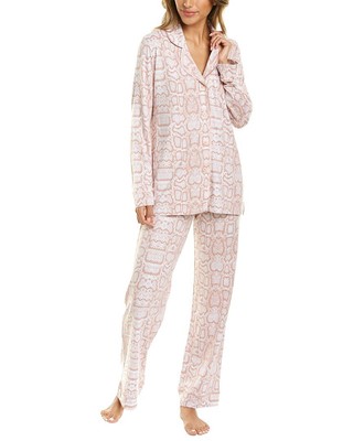 

Женский пижамный комплект Cosabella из 2 предметов Bella, топ и брюки, Mandorla snake/mandorla, NA