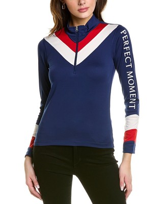 

Женский топ в полоску с шевронной полоской Perfect Moment, Синий