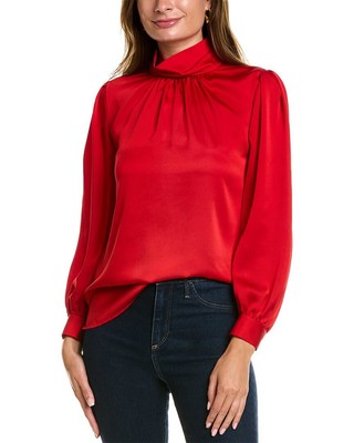 

Женская блузка Lafayette 148 New York Bexley, Красный