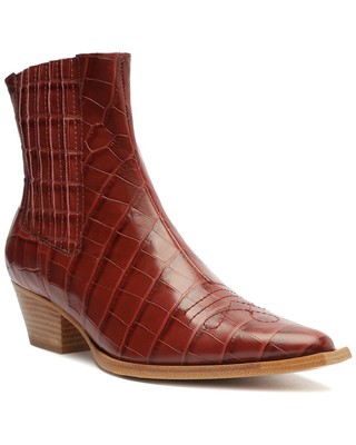 

Женские кожаные ботинки Schutz Briani, Red brown, NA