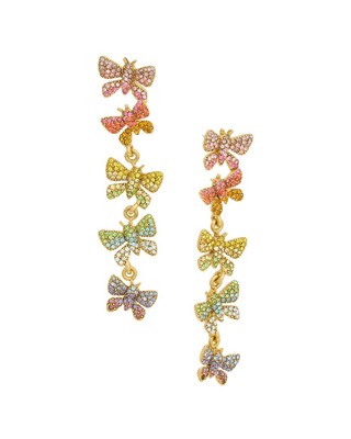 Женские серьги-люстры Oscar De La Renta 14K