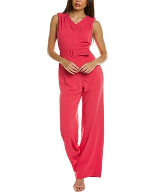 

Женский комбинезон со складками Badgley Mischka, Красный, NA